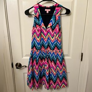 Lilly Pulitzer Multi Chevron dress